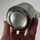 Stainless steel coffee cup set with saucer and spoon – Minimalist Nordic modern design