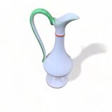 Garnier pitcher 33cm numbered ewer jug in old vintage earthenware