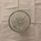 Small cut crystal carafe bearing 2 butterflies
