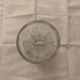 Small cut crystal carafe bearing 2 butterflies