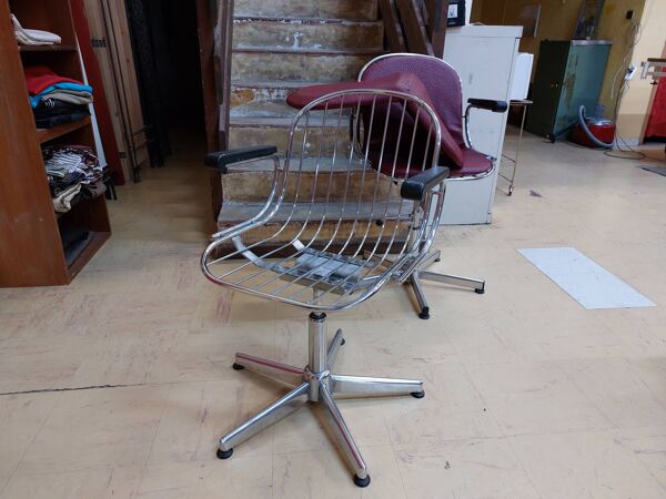 Fauteuils de bureau pivotant Radiofreccia par Gastone Rinaldi, années 70