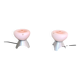 Pair of Murano glass bedside lamps, 1970