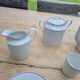 Limoges porcelain coffee service France