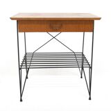 Scandinavian "stringbord" side table, Sweden, 1950