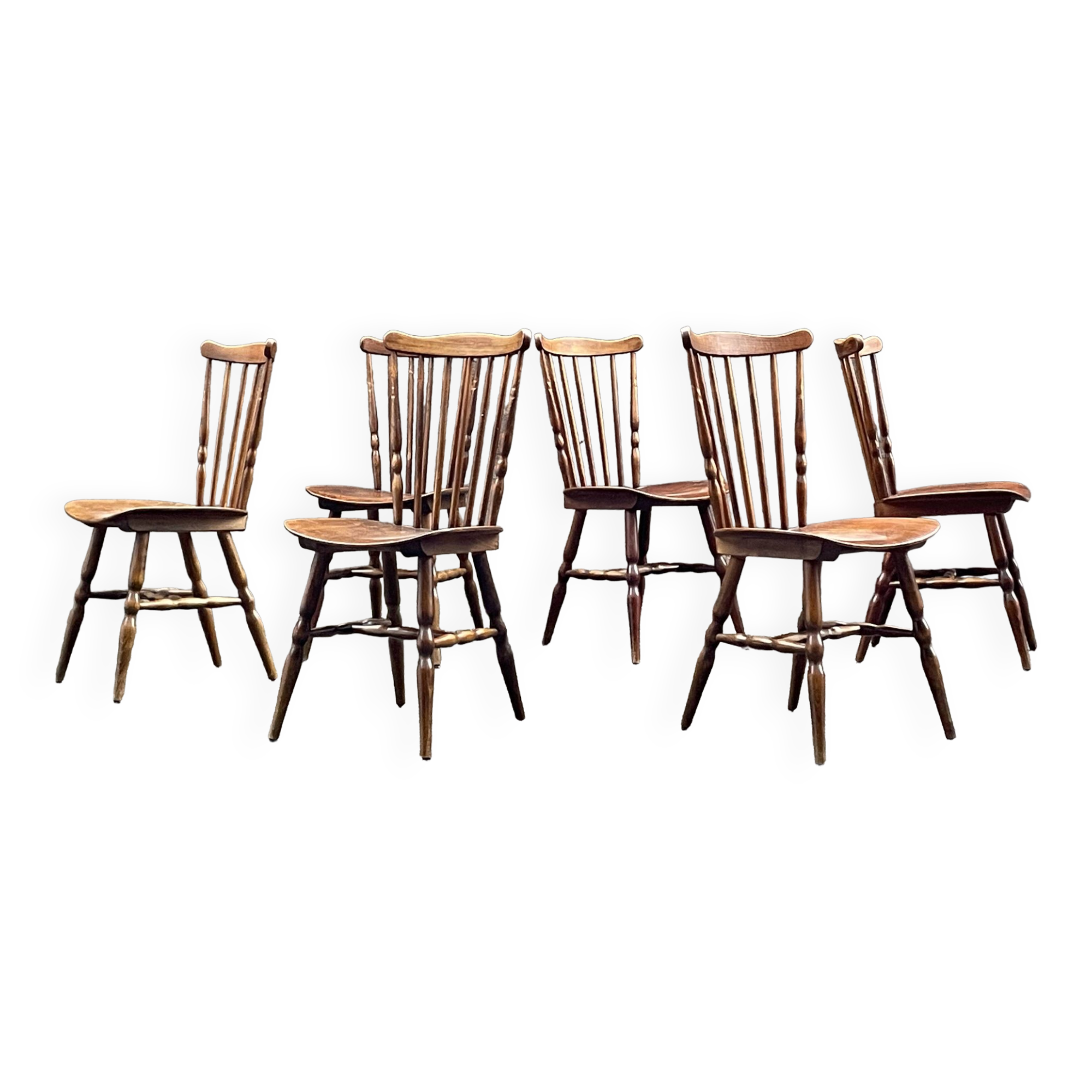 Set of 6 Baumann bistro chairs