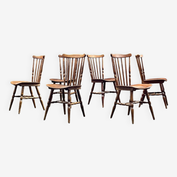 Set of 6 Baumann bistro chairs