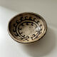 Handcrafted bowl with arabesque decoration
