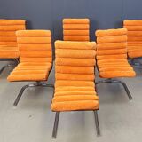 Set of 6 Space Age Dining Chairs, 1970s