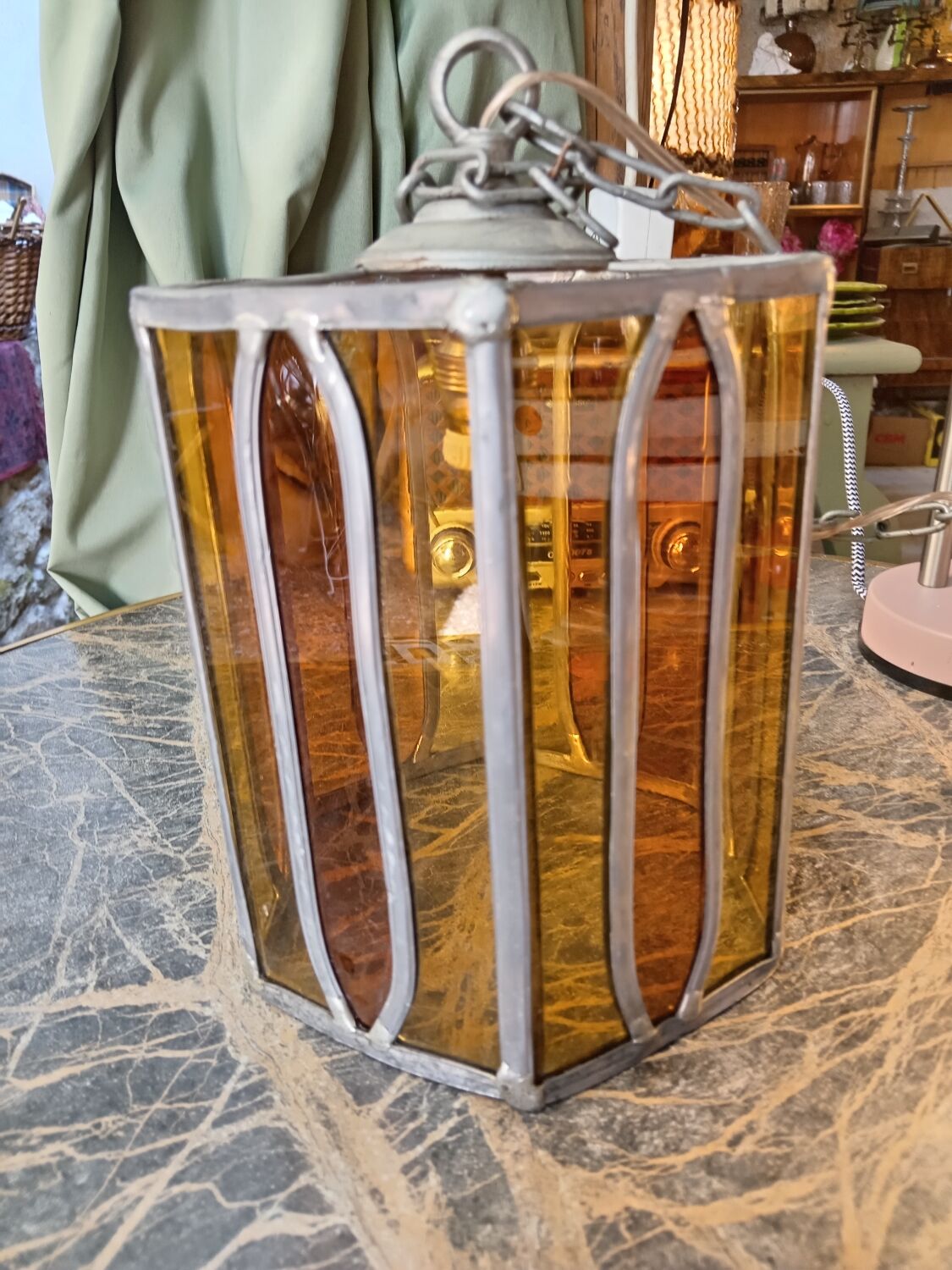 Stained glass suspension