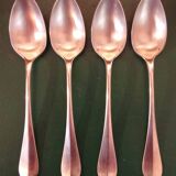 4 old small spoons monogrammed CG Orfèvrerie Christofle