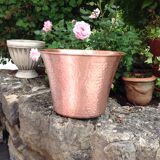 Cache pot in hammered red copper 60/70