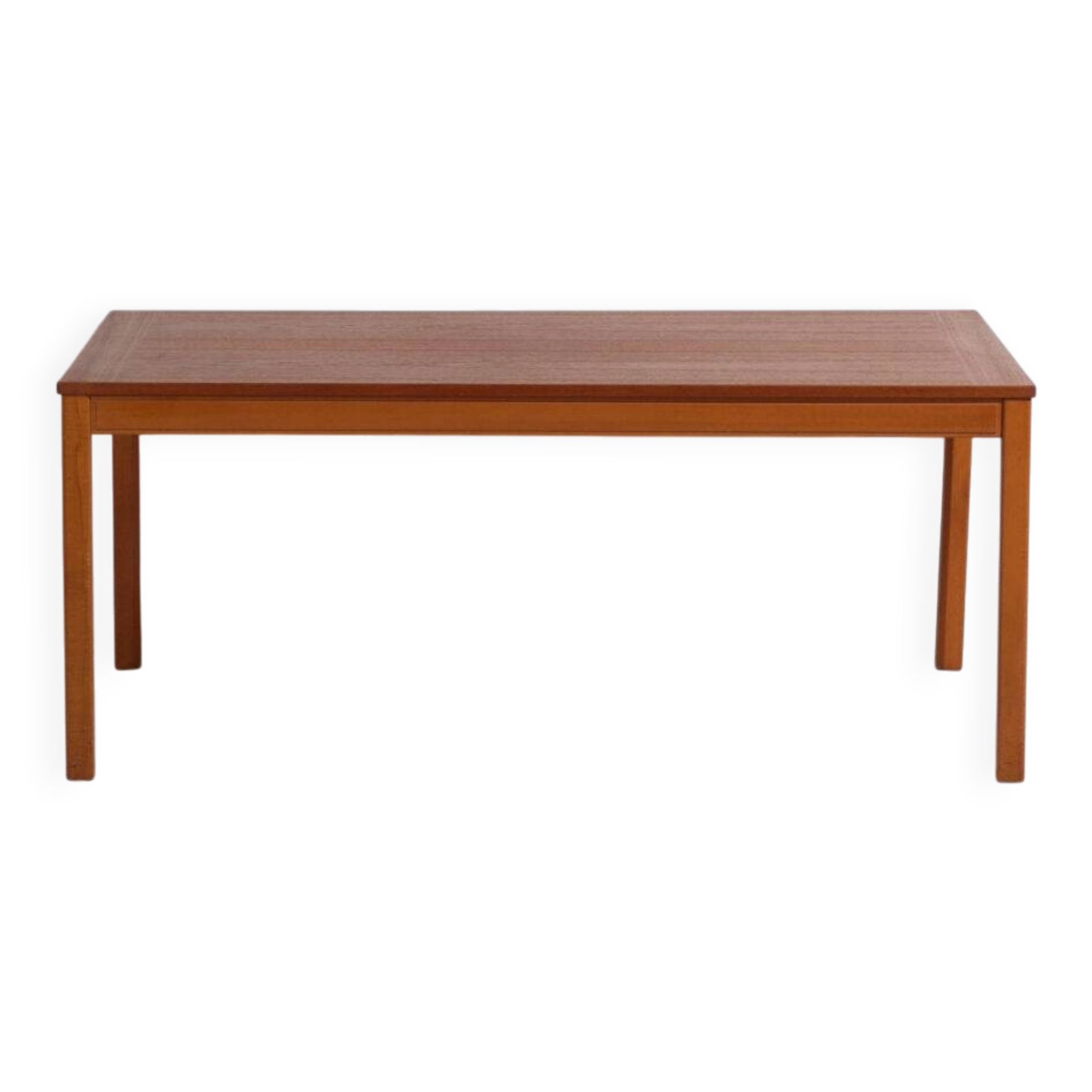 Vintage Scandinavian coffee table in beech wood – Nordic design (circa 1960–1970)