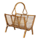 Vintage 1960s Italian design bamboo magazine rack