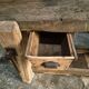 Ancient French oak table | Rustic console | 19th century