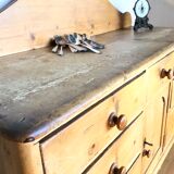 Buffet de cuisine en pin 1900