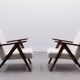 Mid Century Easy Chair Model B - 310 Var in Ivory Boucle