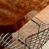 Dining table elm burl Roche Bobois Jean Claude Mahey vintage