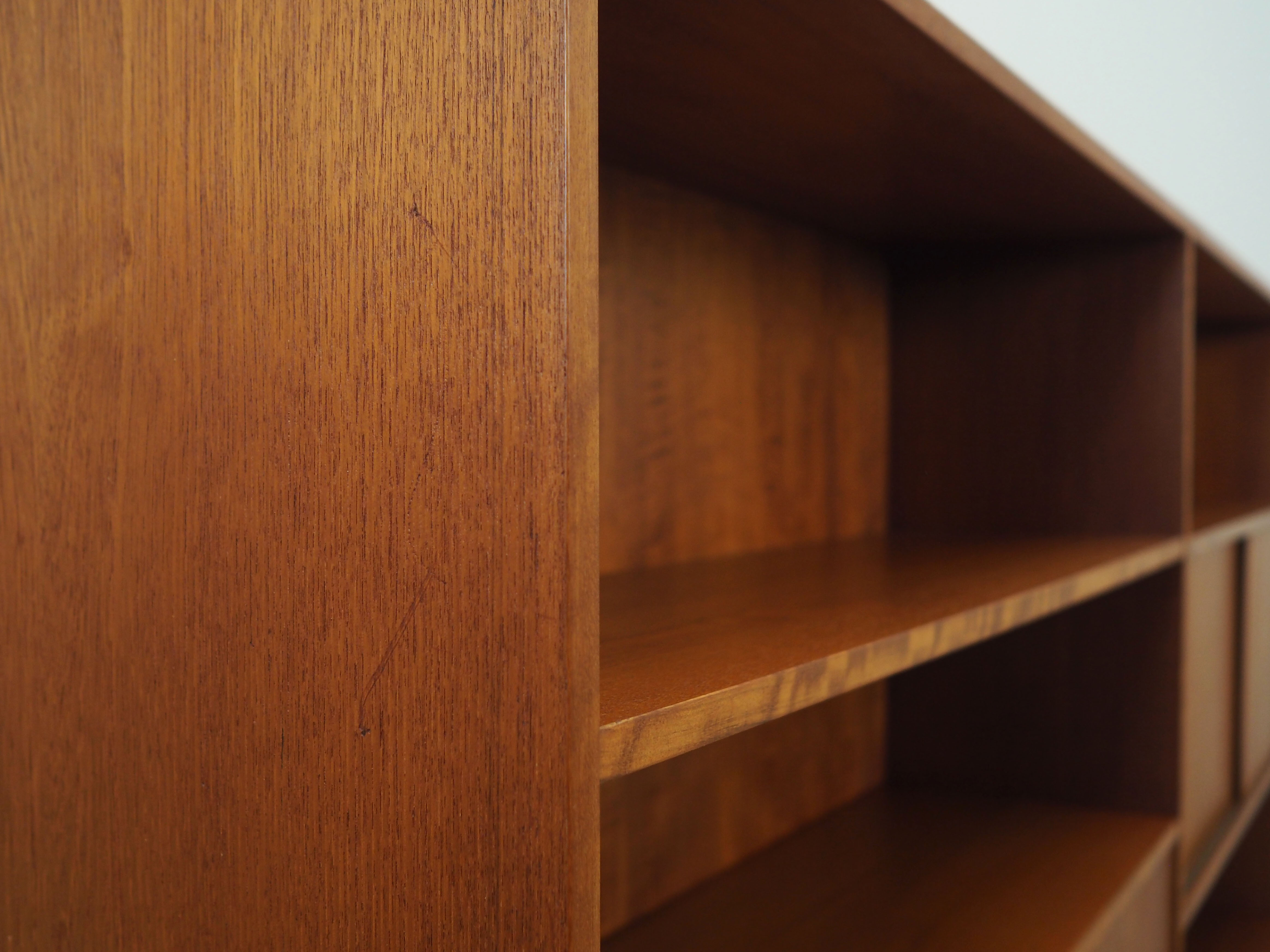 Teak bookcase, Danish design, 1970s, production: Denmark