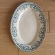 Oval plate Terre de Fer Garland