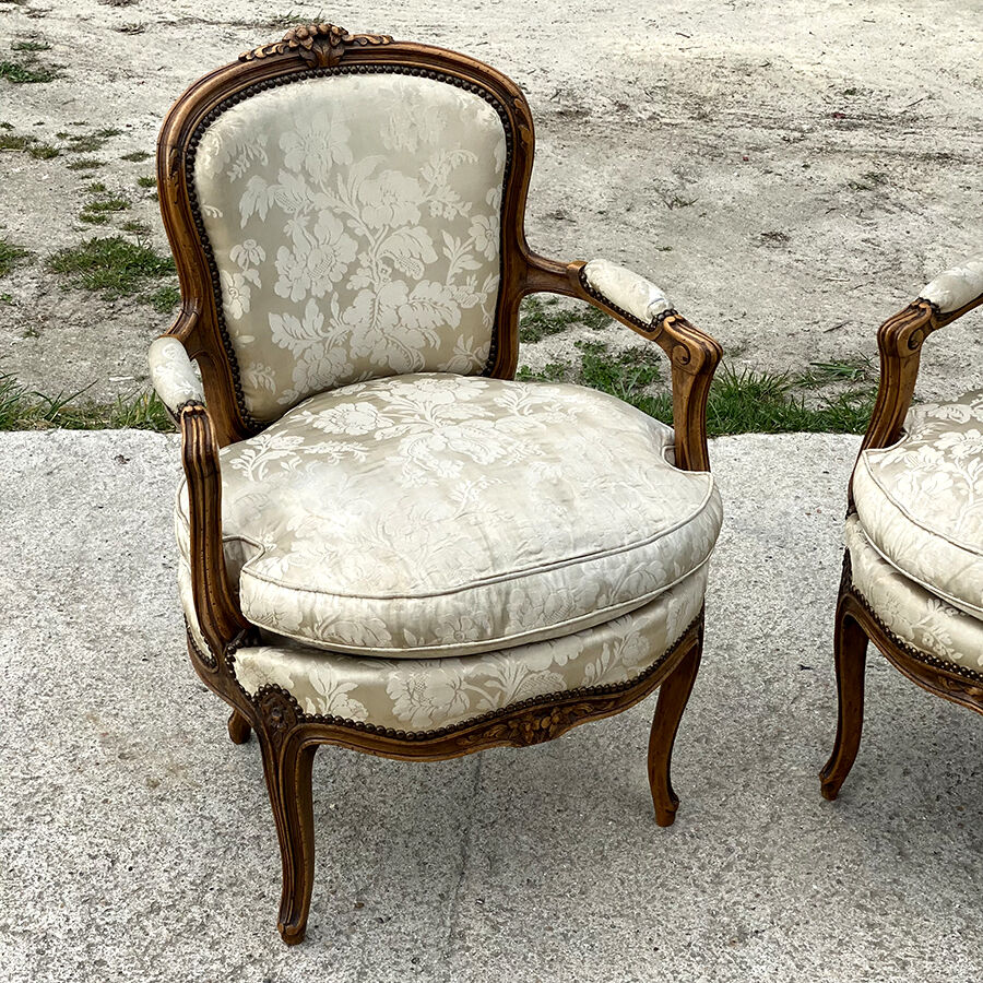 Pair of Louis XV armchairs