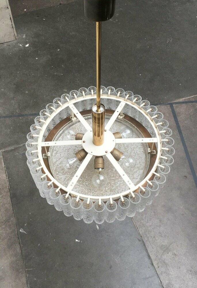 Large German chandelier from the mid-century by Doria Leuchten, 1960s.