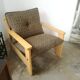 Paire de fauteuils vintage en bois