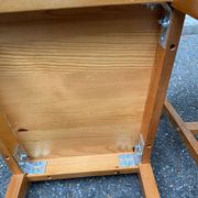 Lot de 4 chaises en pin massif rustique – Idéal cuisine