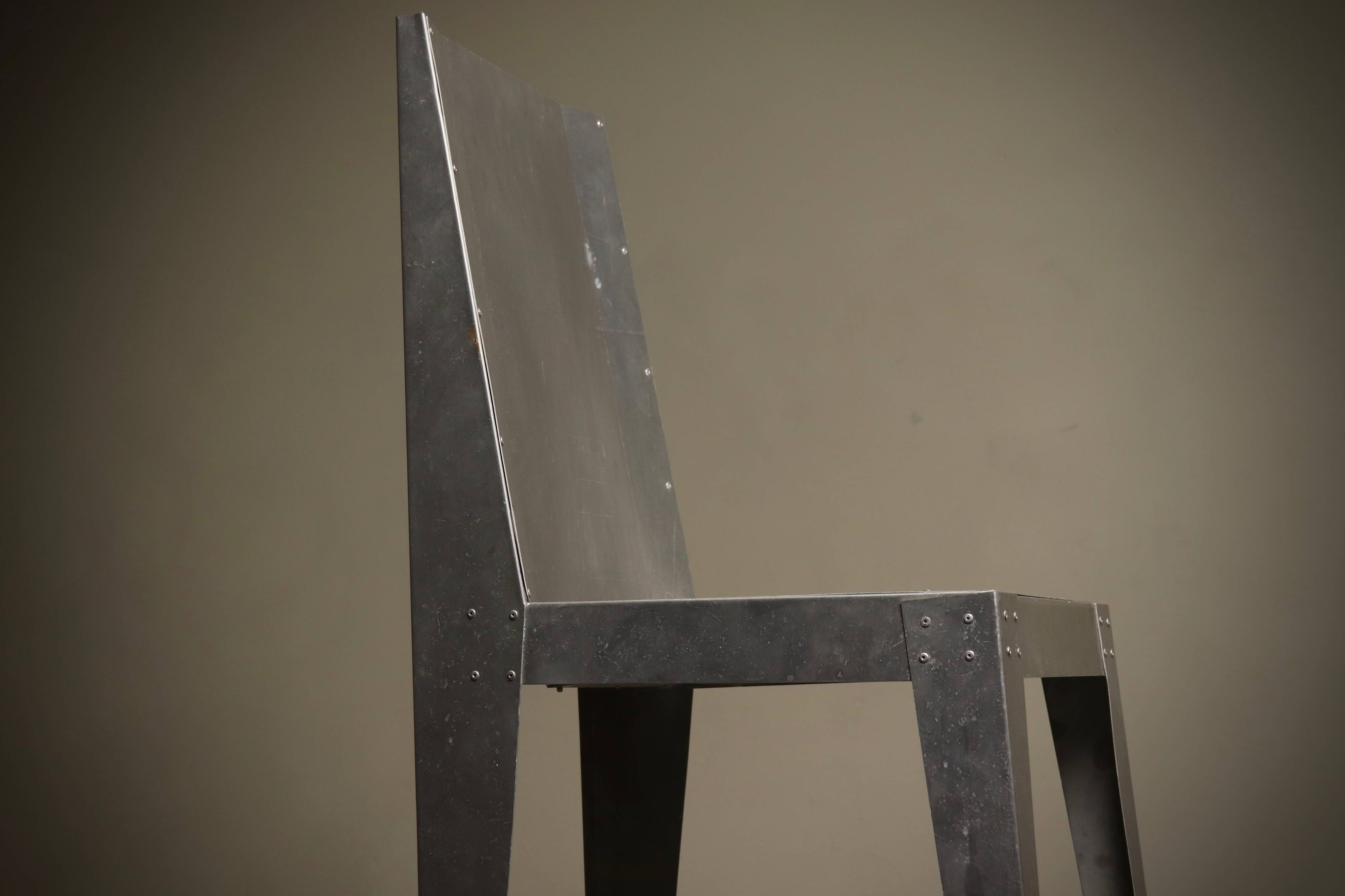 Prototype Design Aluminum Chair 1980s