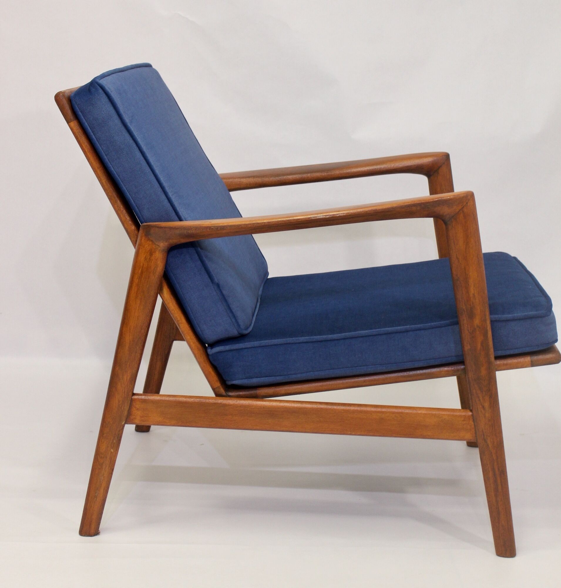 Chair by Stefan de Swarz-dzkie Fabryki Mebli, 1960 blue