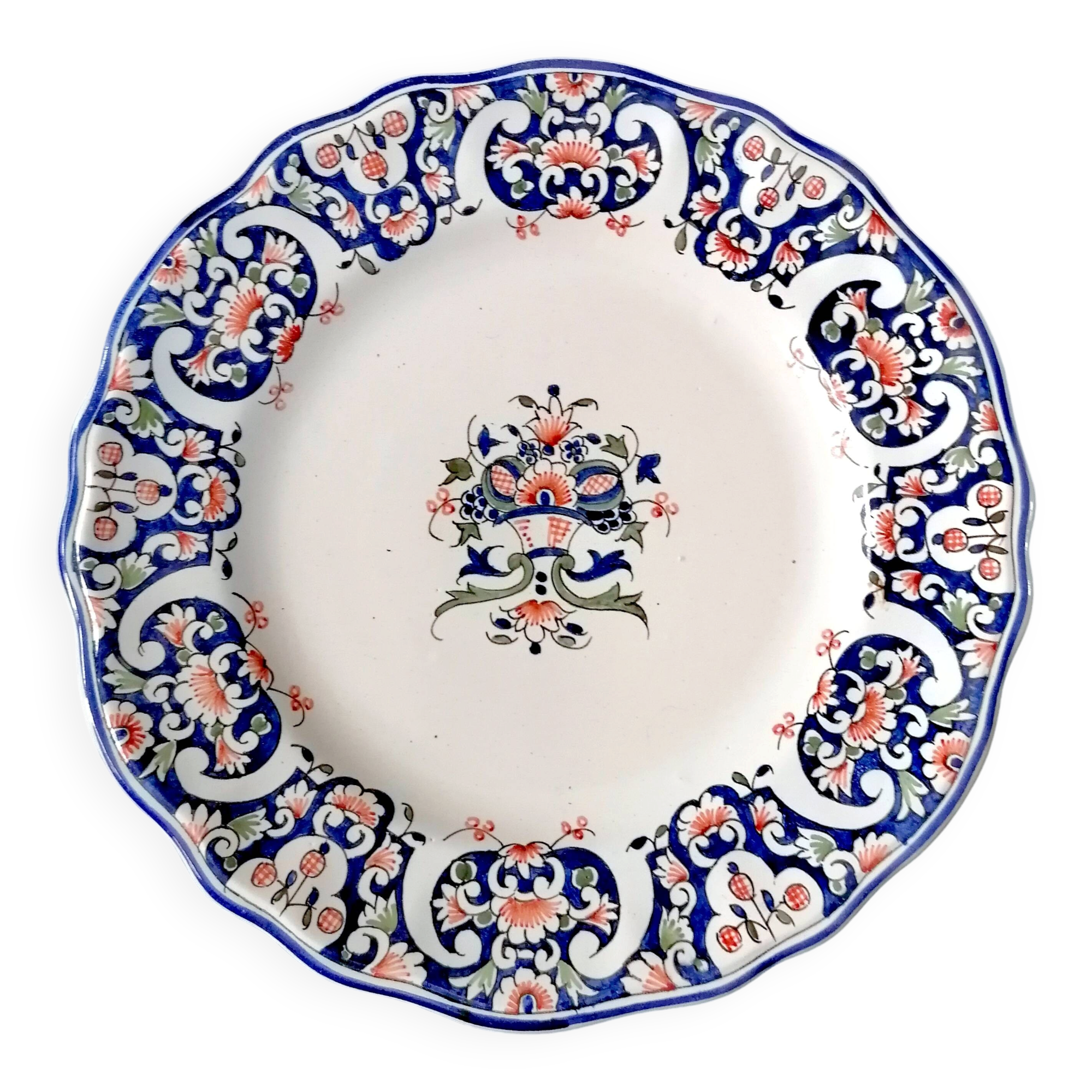 Assiette Rouen 19ème s