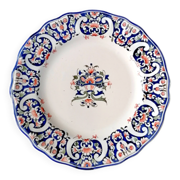 Assiette Rouen 19ème s