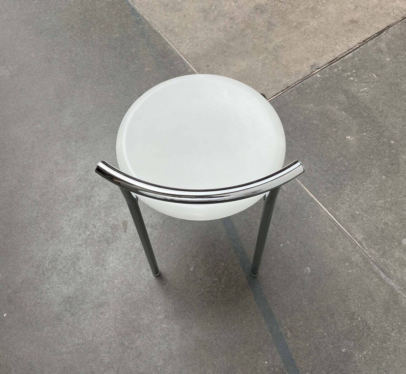 German mid-century space-style stool by Werzalit, 1960s