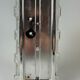 60s 70s wall lamp limburg germany wall sconce ice glass chrome space age