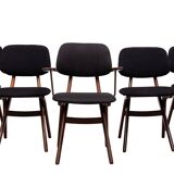 Louis van Teeffelen scissors dinner chairs , wébé, Dutch design