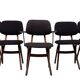 Louis van Teeffelen scissors dinner chairs , wébé, Dutch design