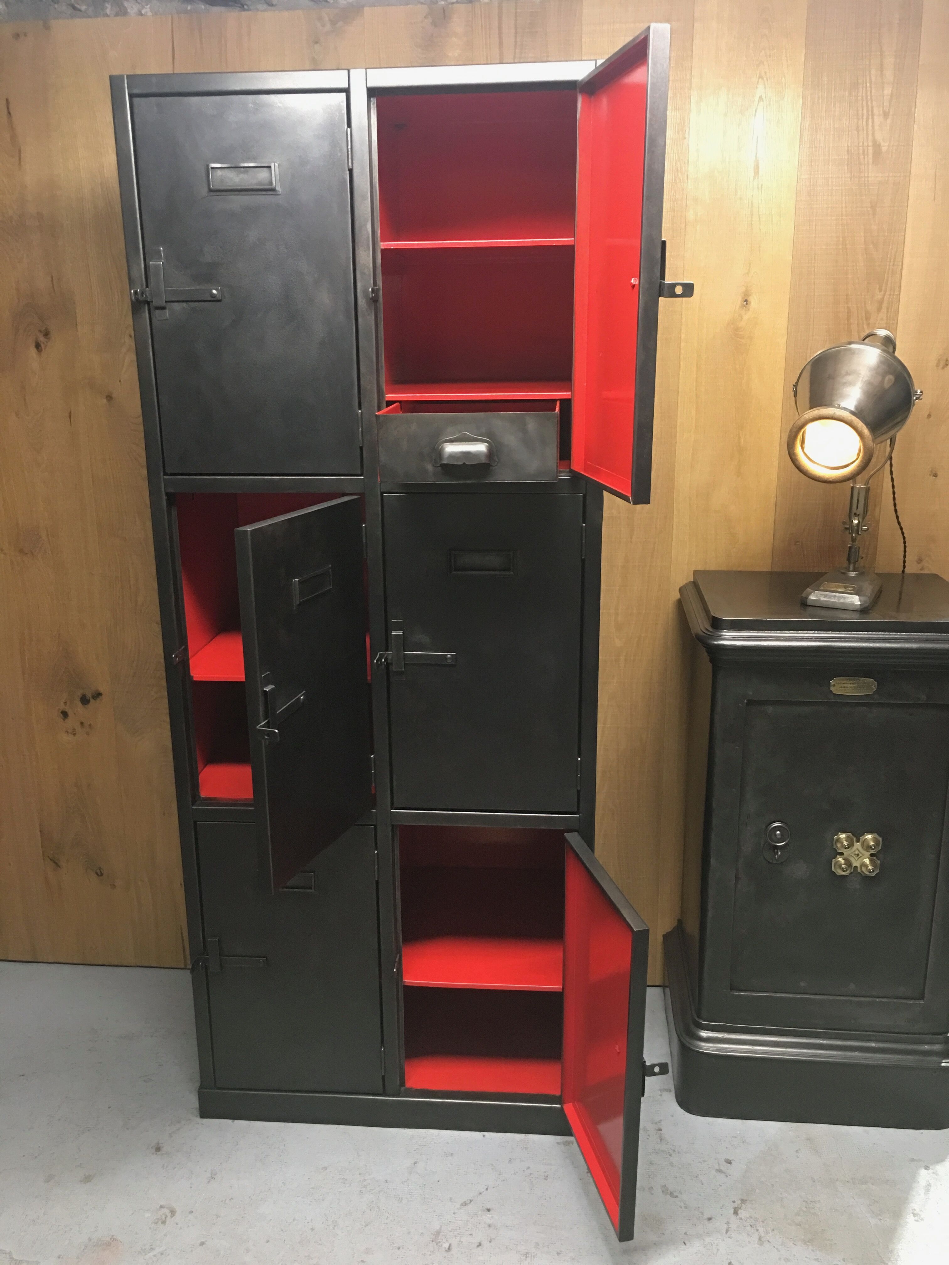 Industrial garage cabinet 1950
