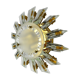 Wall lamp venini soleil, triedri glass, Italy, 1970