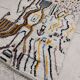 Handmade moroccan berber rug 252 x 138 cm