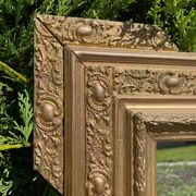 Antique gilded mirror