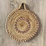 Woven rye trivet
