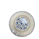 Plat creux terre de fer Boch Frères