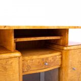 Art Deco chest of drawers, perfect for a TV, Poland, mid-20th century.