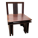 Set of wooden chairs