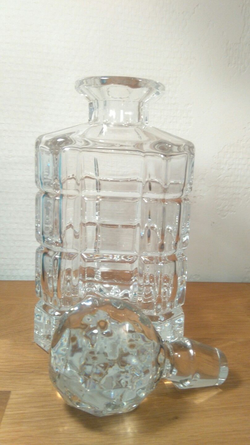 Crystal whisky carafe