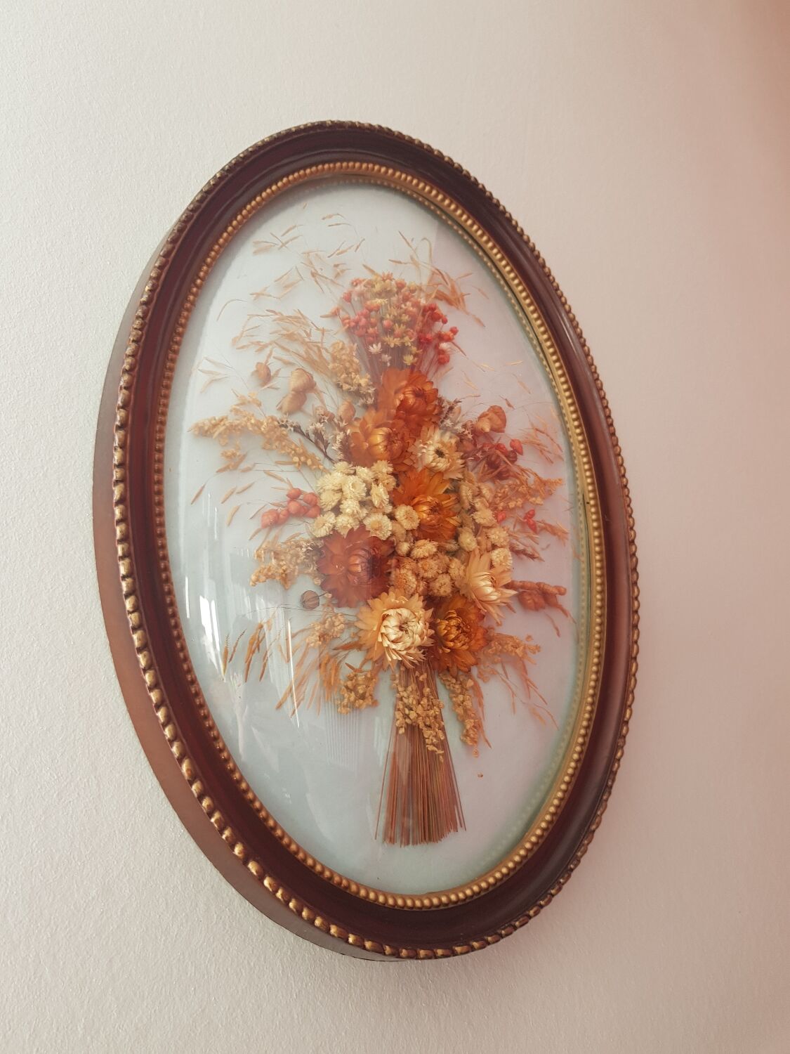 Large frame dried flowers