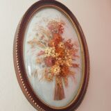 Grand cadre fleurs séchées