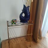 Vintage brass magazine holder