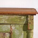 Antique chest of drawers with green patina (c.1920) #59