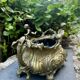 Large rock garden planter angel Art Nouveau