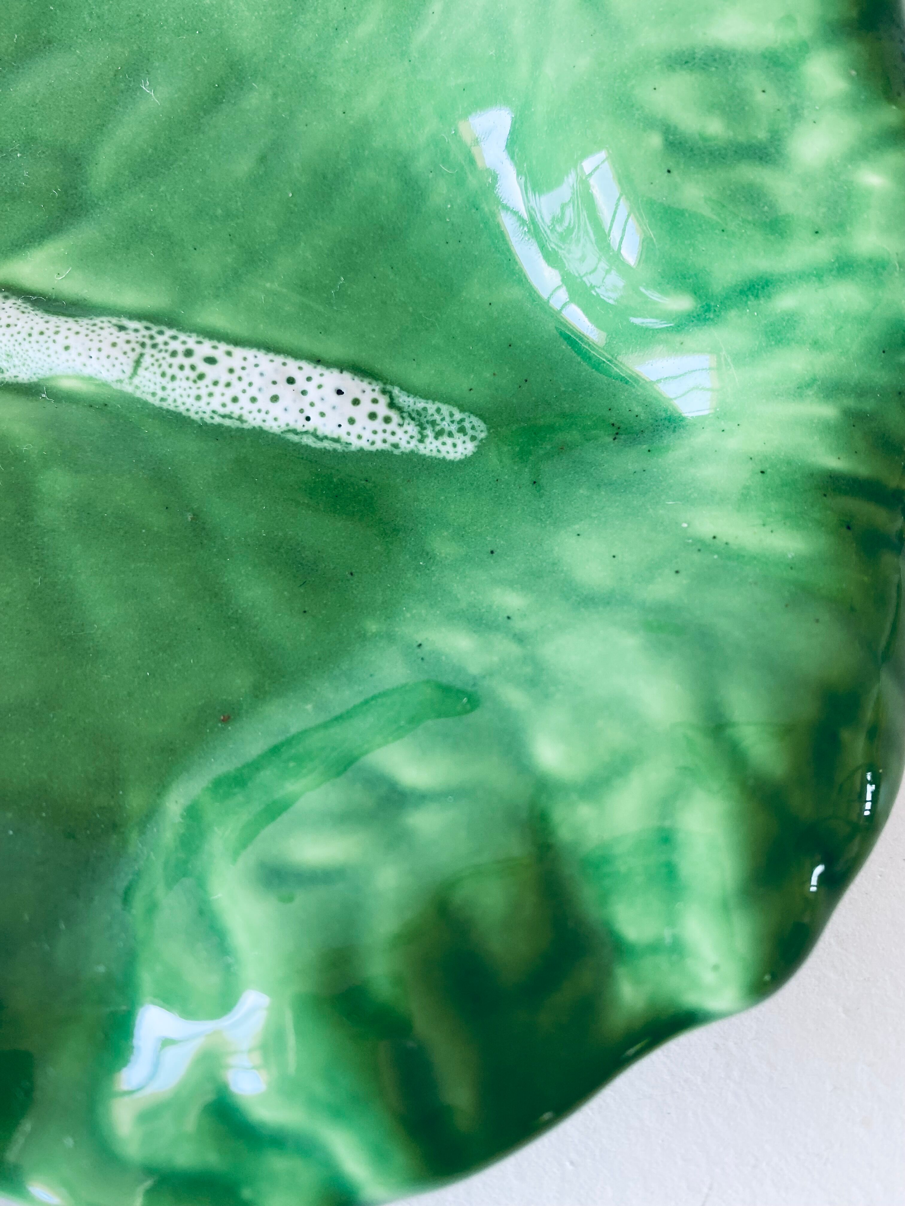 Plat ou vide poche feuille Vallauris